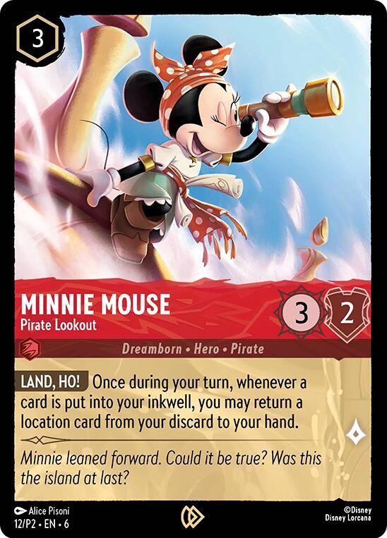 Minnie Mouse - Pirate Lookout (12/P2) [Promo Cards] | Fandemonia Ltd