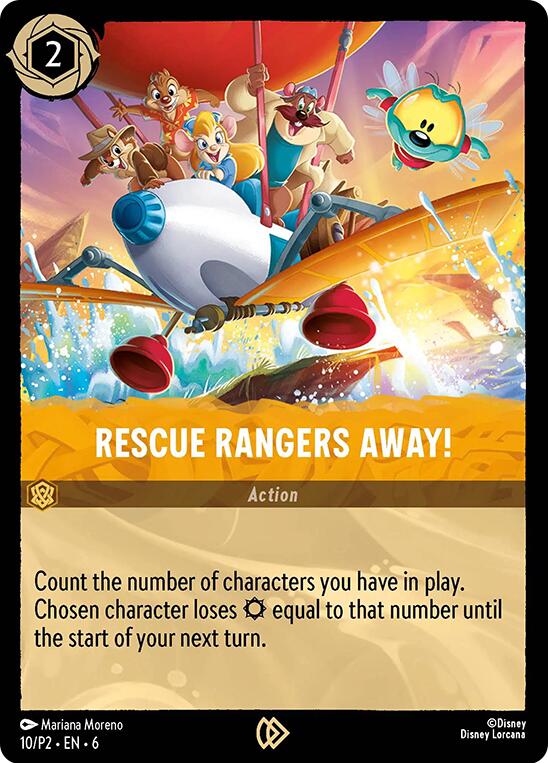 Rescue Rangers Away! (10/P2) [Promo Cards] | Fandemonia Ltd