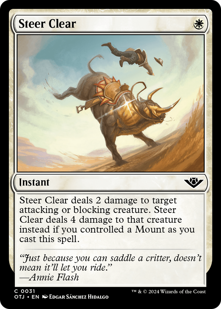 Steer Clear [Outlaws of Thunder Junction] | Fandemonia Ltd