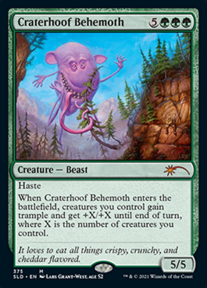 Craterhoof Behemoth (375) [Secret Lair Drop Series] | Fandemonia Ltd