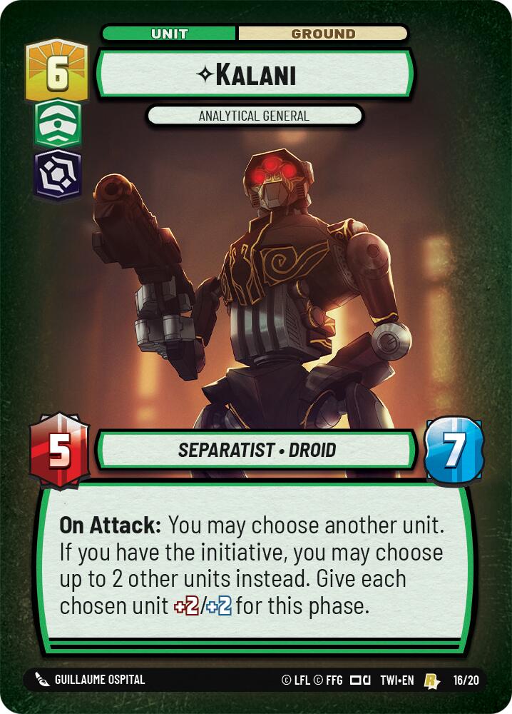 Kalani - Analytical General (16/20) [Twilight of the Republic: Weekly Play] | Fandemonia Ltd