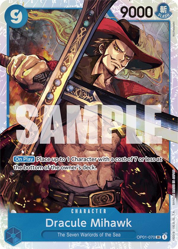 Dracule Mihawk (OP01-070) (Reprint) [Premium Booster -The Best-] | Fandemonia Ltd