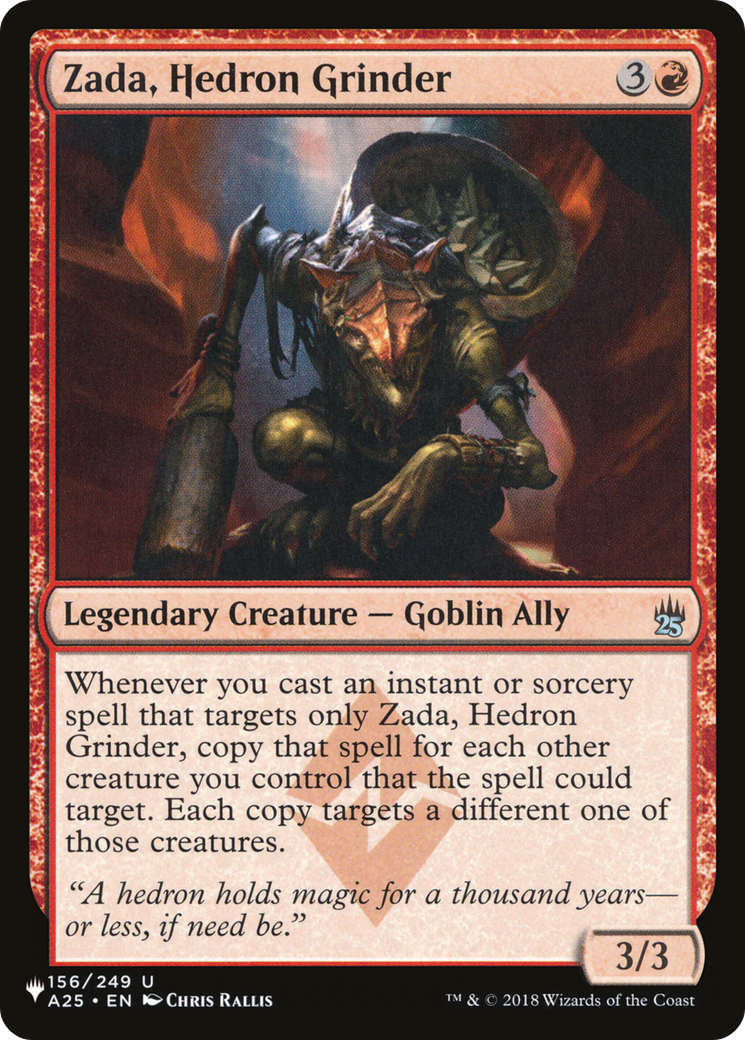 Zada, Hedron Grinder [The List] | Fandemonia Ltd