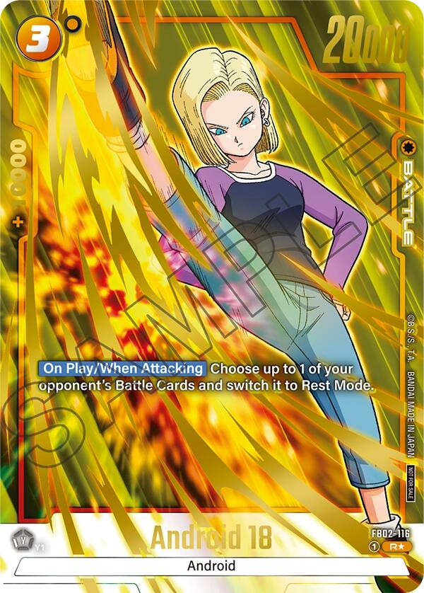 Android 18 (Championship Pack 03) [Fusion World Tournament Cards] | Fandemonia Ltd