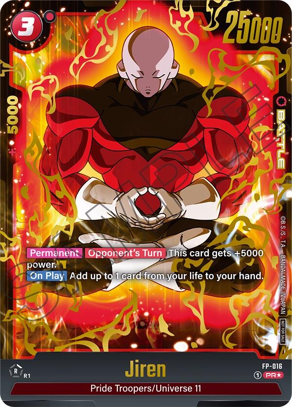 Jiren (FP-016) (Selection Pack 01) [Tournament and Championship Promos] | Fandemonia Ltd