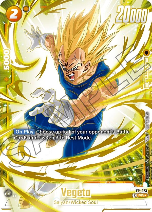 Vegeta (FP-023) (Selection Pack 01 Finalist) [Tournament and Championship Promos] | Fandemonia Ltd