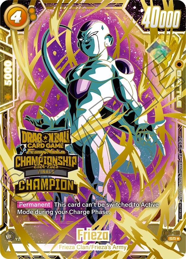 Frieza (FB01-129) (Championship 2024-2025 Finals Champion) [Tournament and Championship Promos] | Fandemonia Ltd