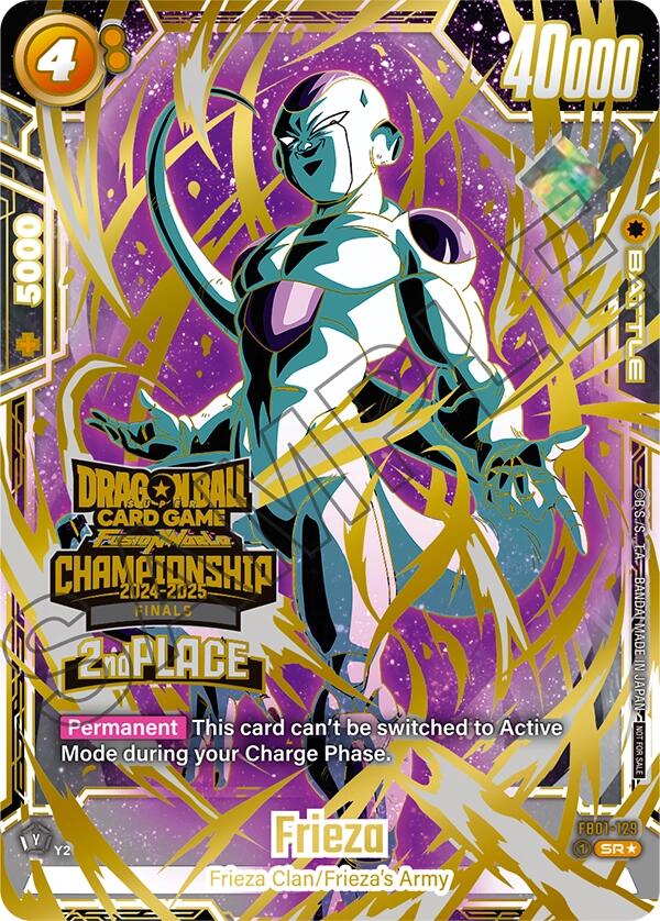 Frieza (FB01-129) (Championship 2024-2025 Finals 2nd Place) [Tournament and Championship Promos] | Fandemonia Ltd