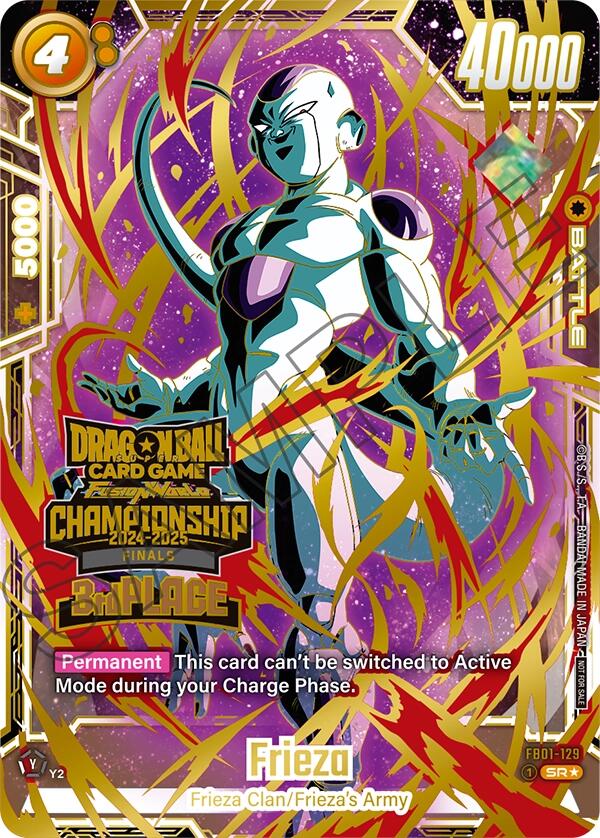 Frieza (FB01-129) (Championship 2024-2025 Finals 3rd Place) [Tournament and Championship Promos] | Fandemonia Ltd