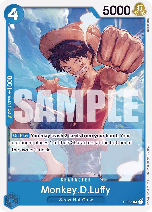 Monkey.D.Luffy (P-055) (Reprint) [Premium Booster -The Best-] | Fandemonia Ltd