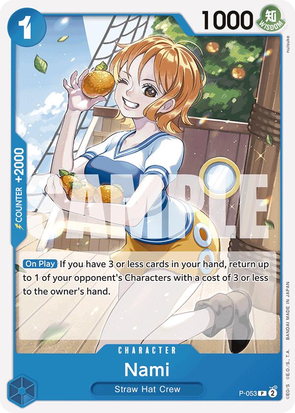 Nami (P-053) (Reprint) [Premium Booster -The Best-] | Fandemonia Ltd