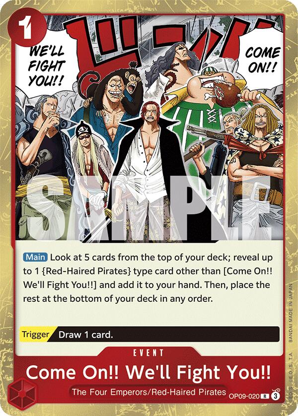 Come On!! We'll Fight You!! [Emperors in the New World] | Fandemonia Ltd