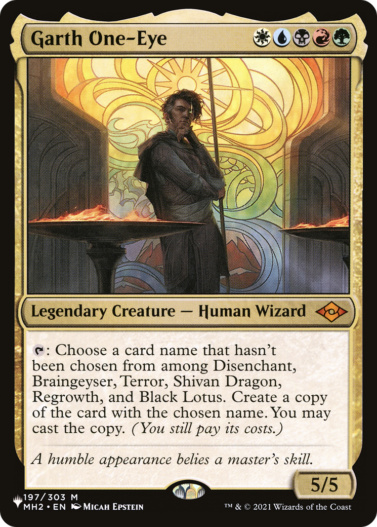 Garth One-Eye [The List] | Fandemonia Ltd