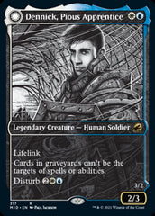Dennick, Pious Apprentice // Dennick, Pious Apparition (Showcase Eternal Night) [Innistrad: Midnight Hunt] | Fandemonia Ltd