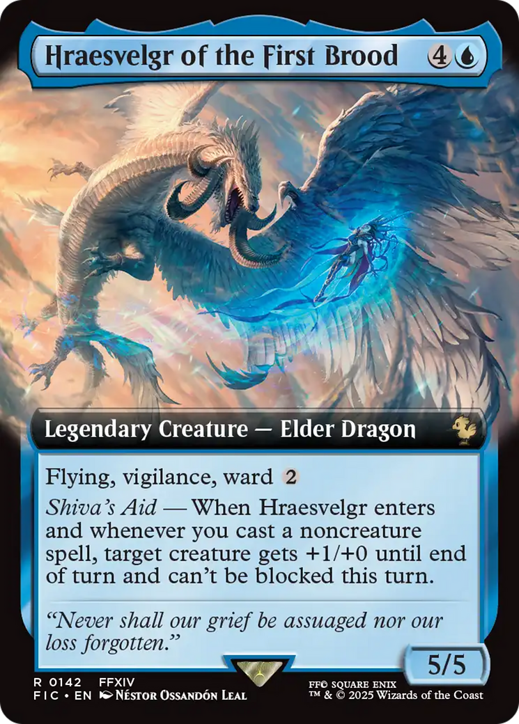 Hraesvelgr of the First Brood (Extended Art) [FINAL FANTASY Commander] | Fandemonia Ltd