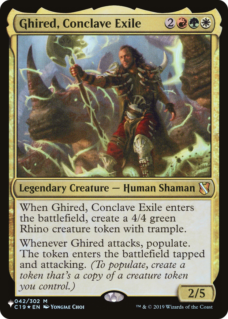 Ghired, Conclave Exile [The List] | Fandemonia Ltd