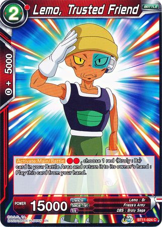Lemo, Trusted Friend (BT11-024) [Vermilion Bloodline] | Fandemonia Ltd