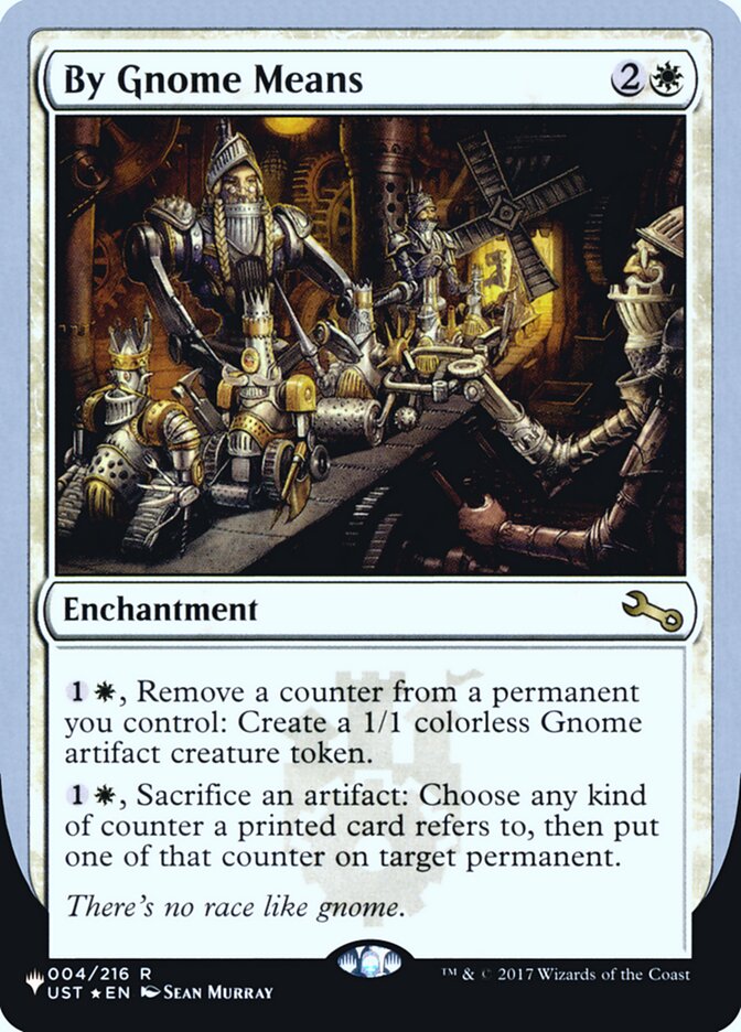 By Gnome Means (Unfinity Foil Edition) [The List] | Fandemonia Ltd