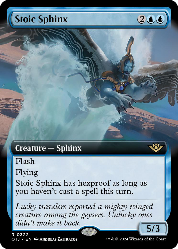 Stoic Sphinx (Extended Art) [Outlaws of Thunder Junction] | Fandemonia Ltd