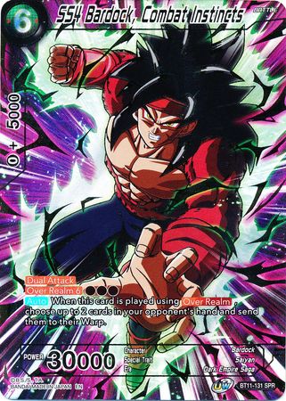 SS4 Bardock, Combat Instincts (SPR) (BT11-131) [Vermilion Bloodline 2nd Edition] | Fandemonia Ltd