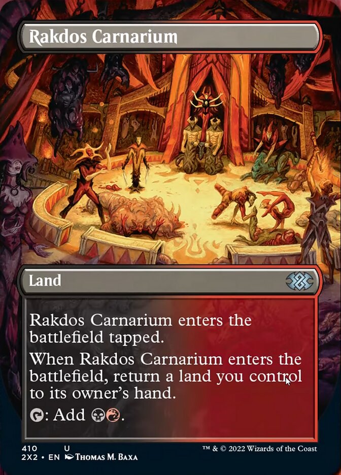 Rakdos Carnarium (Borderless Alternate Art) [Double Masters 2022] | Fandemonia Ltd