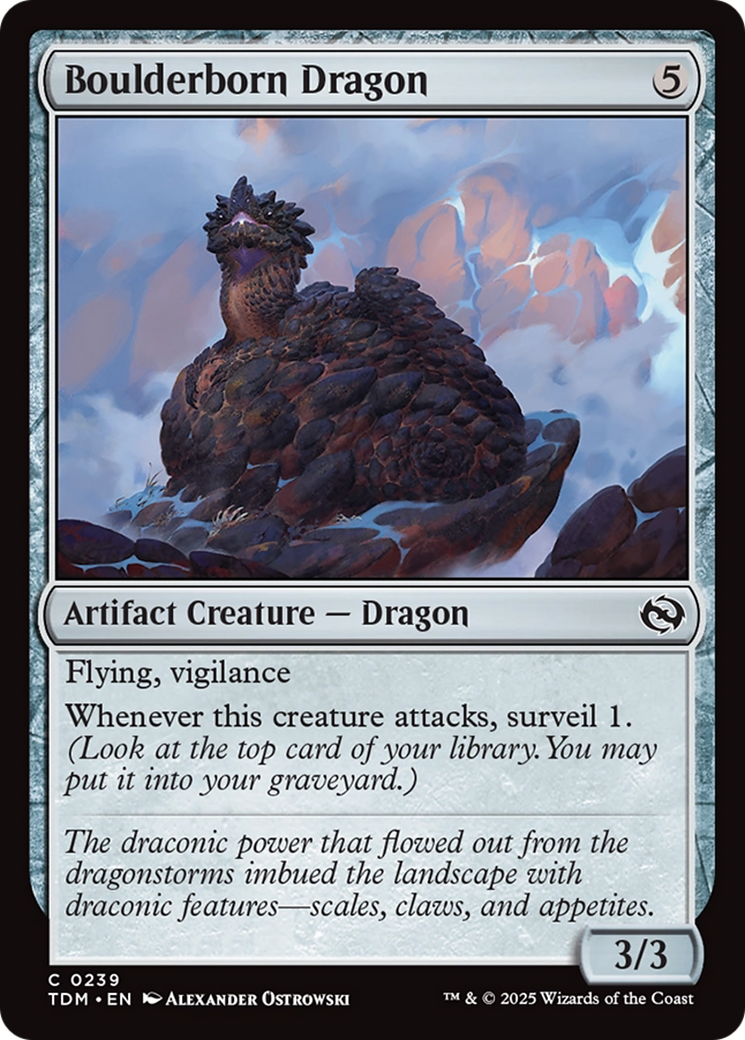 Boulderborn Dragon [Tarkir: Dragonstorm] | Fandemonia Ltd