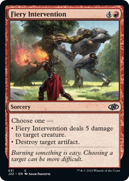 Fiery Intervention [Jumpstart 2022] | Fandemonia Ltd