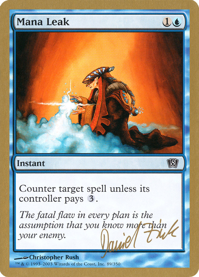 Mana Leak (Daniel Zink) [World Championship Decks 2003] | Fandemonia Ltd