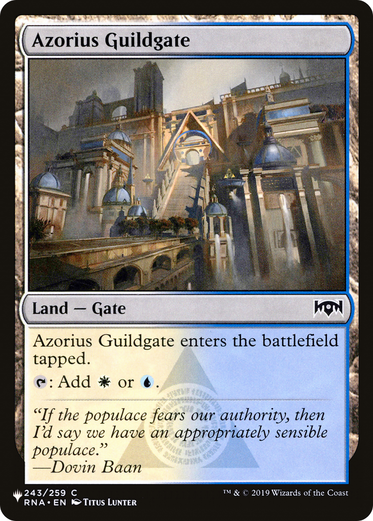 Azorius Guildgate [The List] | Fandemonia Ltd