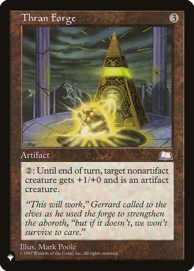 Thran Forge [The List] | Fandemonia Ltd