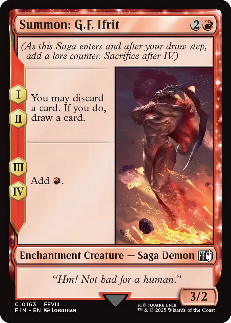 Summon: G.F. Ifrit [FINAL FANTASY] | Fandemonia Ltd