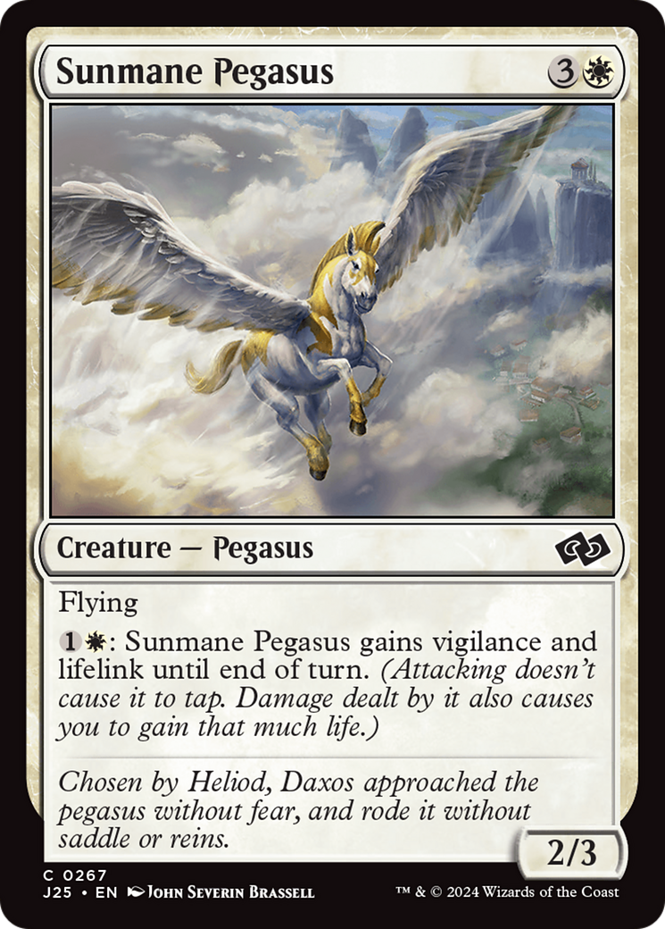 Sunmane Pegasus [Foundations Jumpstart] | Fandemonia Ltd
