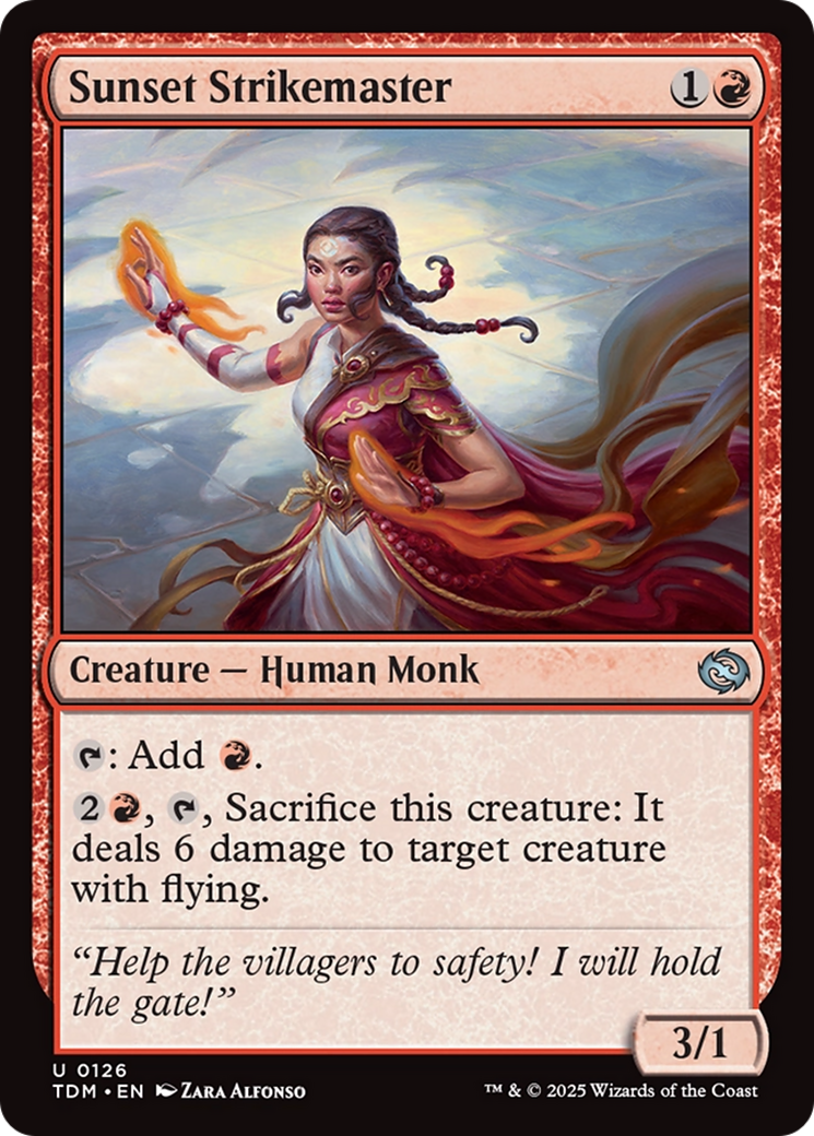 Sunset Strikemaster [Tarkir: Dragonstorm] | Fandemonia Ltd