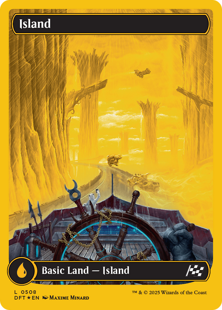 Island (0508) (First-Place Foil) [Aetherdrift] | Fandemonia Ltd