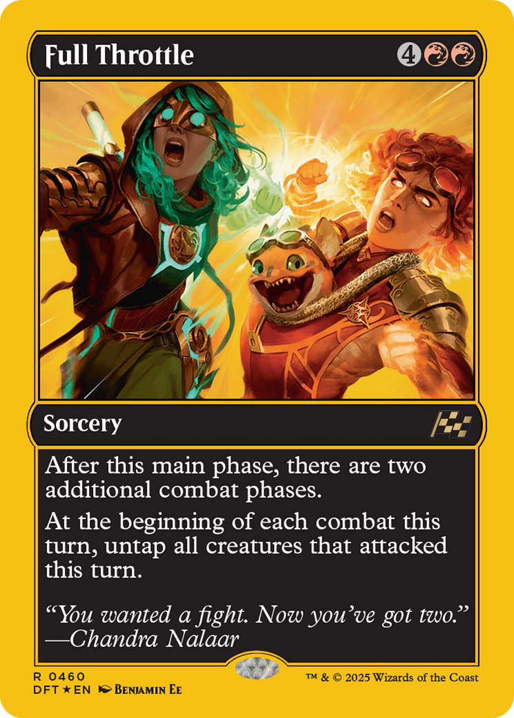 Full Throttle (First-Place Foil) [Aetherdrift] | Fandemonia Ltd