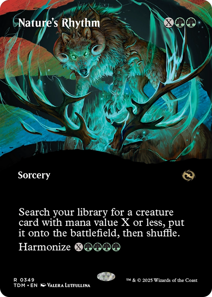 Nature's Rhythm (Borderless) [Tarkir: Dragonstorm] | Fandemonia Ltd
