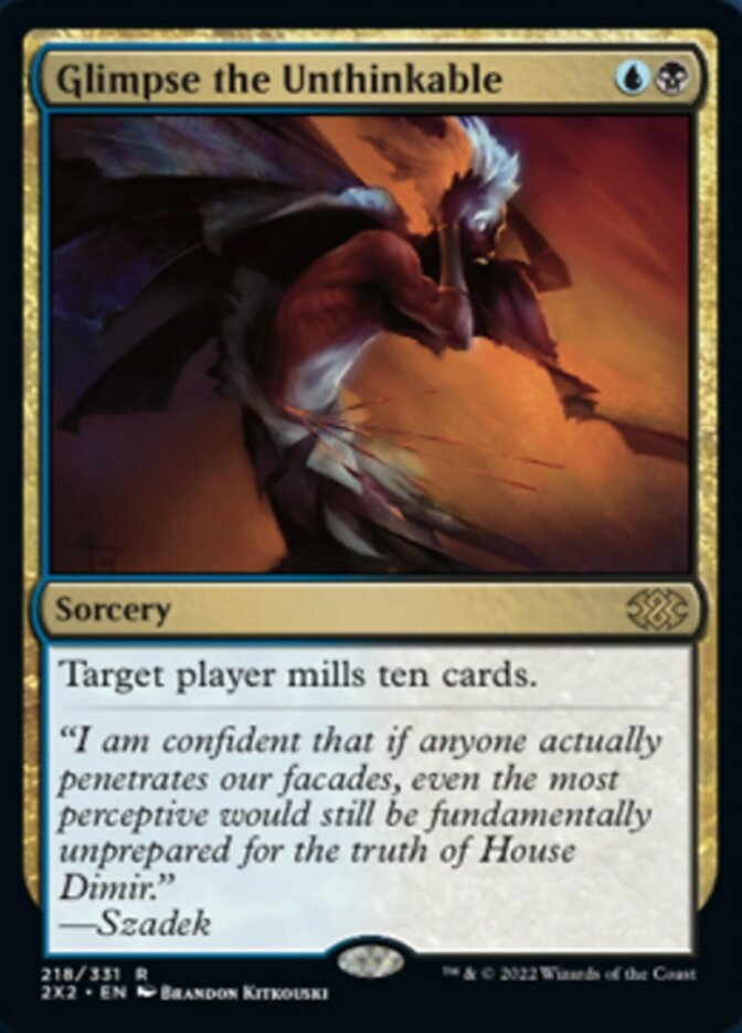 Glimpse the Unthinkable [Double Masters 2022] | Fandemonia Ltd