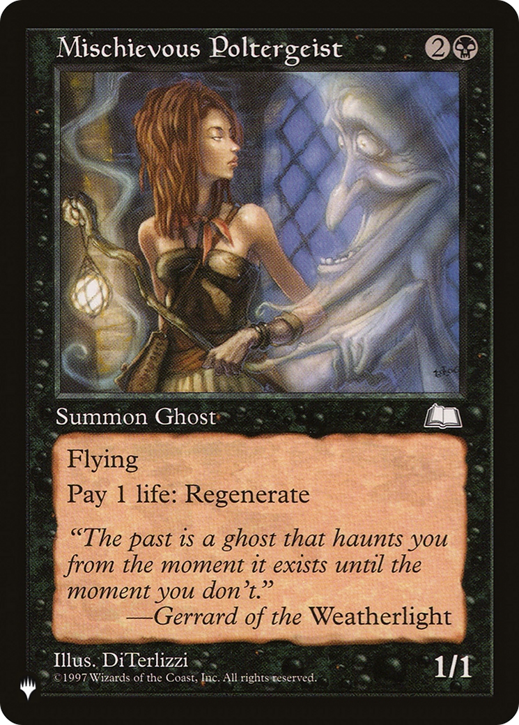 Mischievous Poltergeist [The List] | Fandemonia Ltd