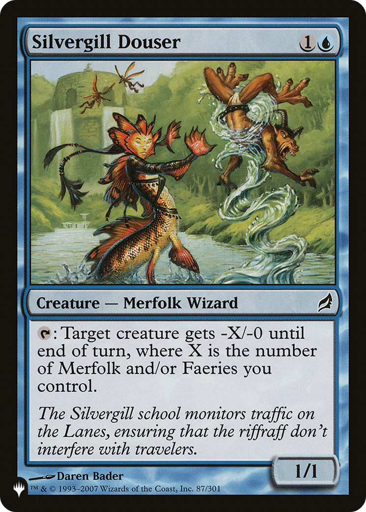 Silvergill Douser [The List] | Fandemonia Ltd