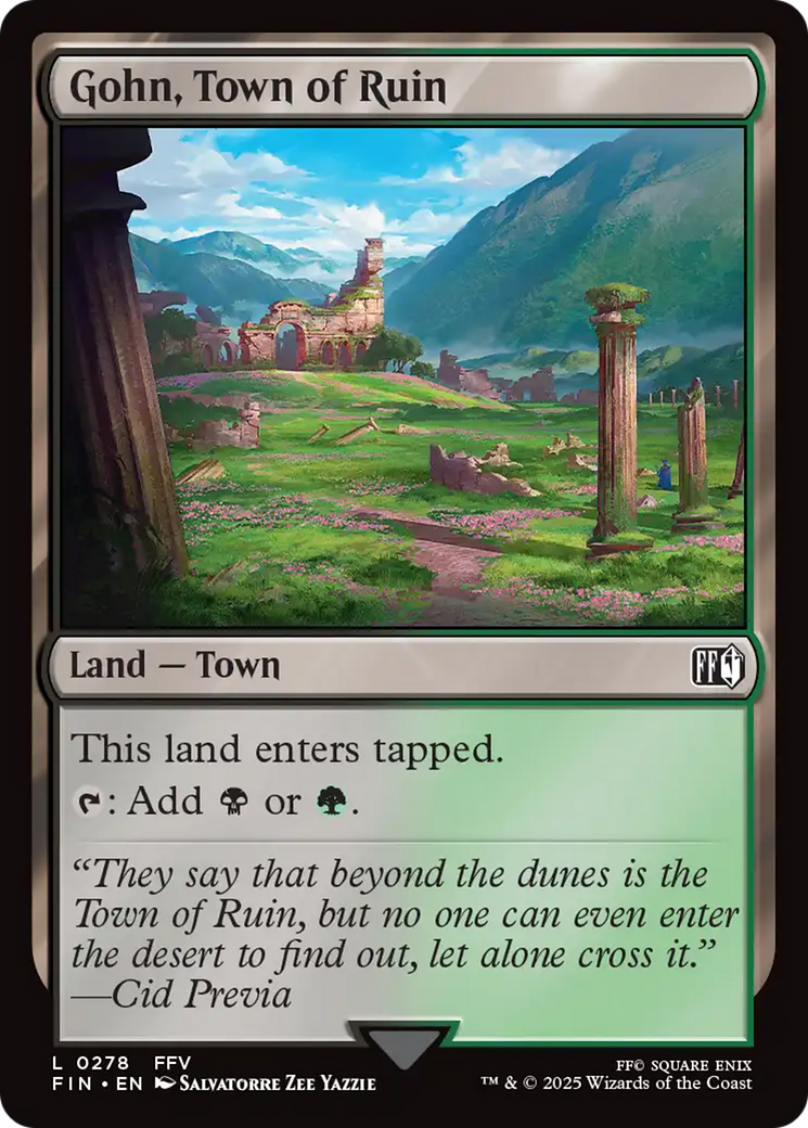 Gohn, Town of Ruin [FINAL FANTASY] | Fandemonia Ltd