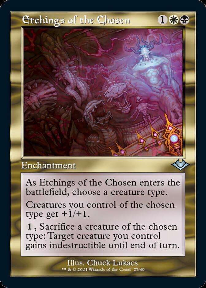 Etchings of the Chosen (Retro Foil Etched) [Modern Horizons] | Fandemonia Ltd