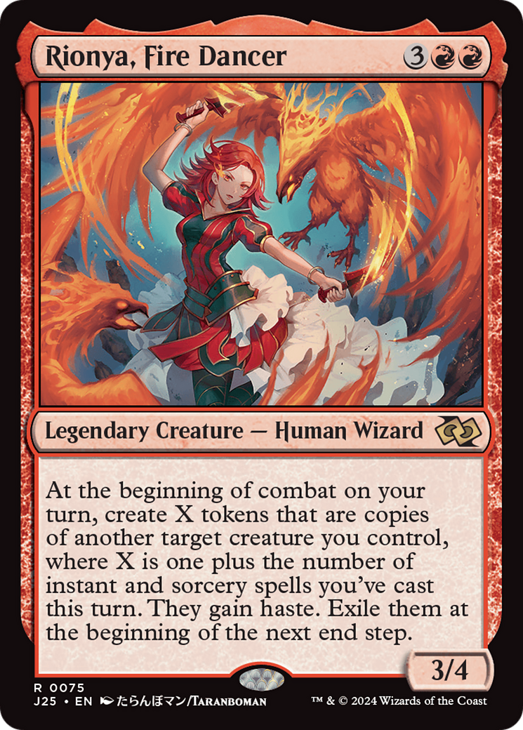 Rionya, Fire Dancer (Anime) [Foundations Jumpstart] | Fandemonia Ltd