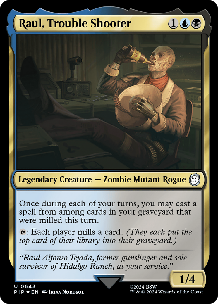 Raul, Trouble Shooter (Surge Foil) [Fallout] | Fandemonia Ltd