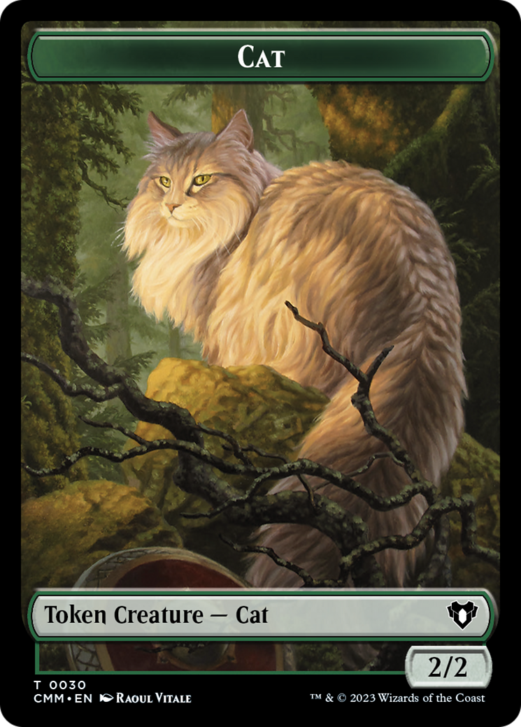 Cat Token (30) [Commander Masters Tokens] | Fandemonia Ltd