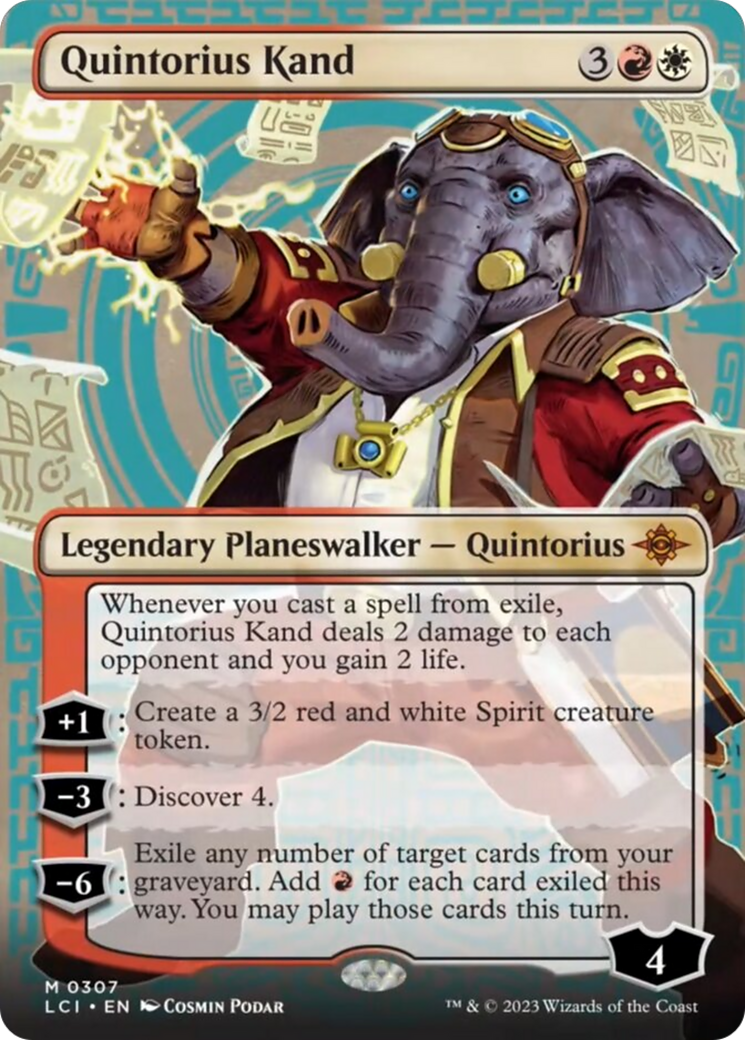 Quintorius Kand (0307) (Borderless) [The Lost Caverns of Ixalan] | Fandemonia Ltd