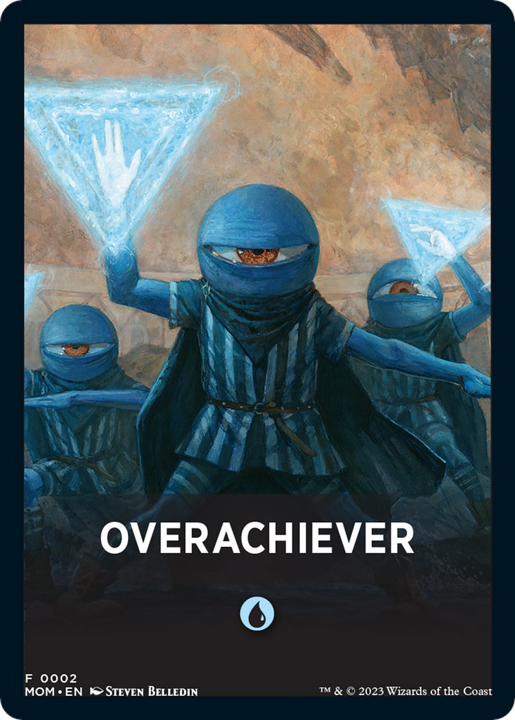 Overachiever Theme Card [March of the Machine Tokens] | Fandemonia Ltd