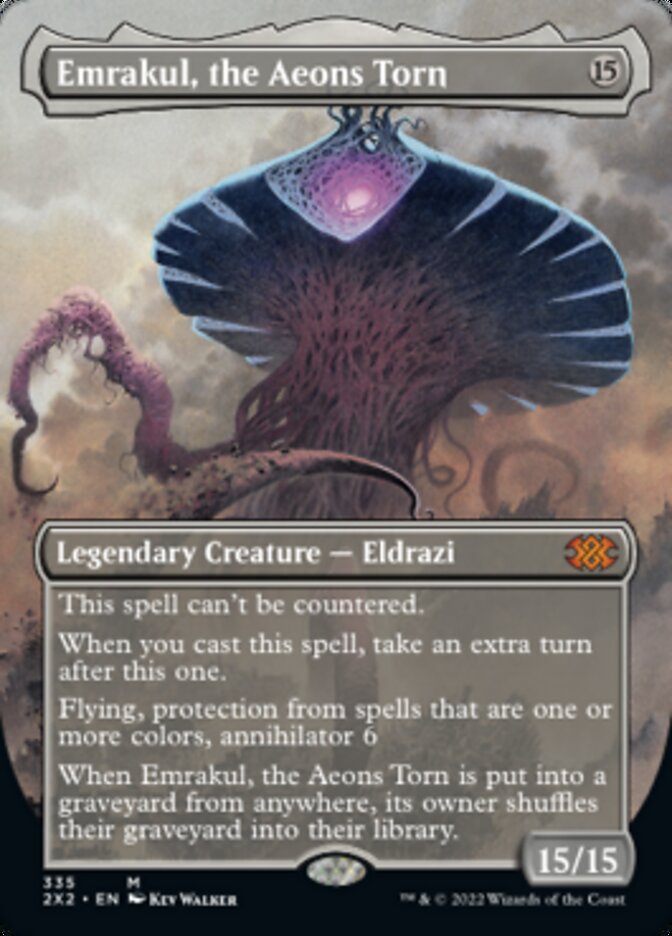 Emrakul, the Aeons Torn (Borderless Alternate Art) [Double Masters 2022] | Fandemonia Ltd