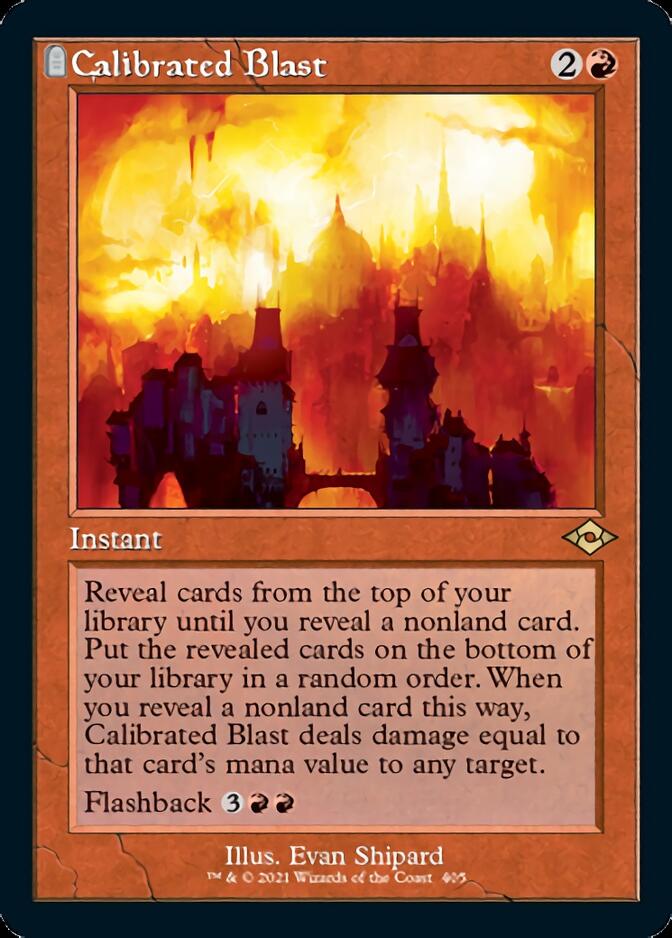 Calibrated Blast (Retro) [Modern Horizons 2] | Fandemonia Ltd