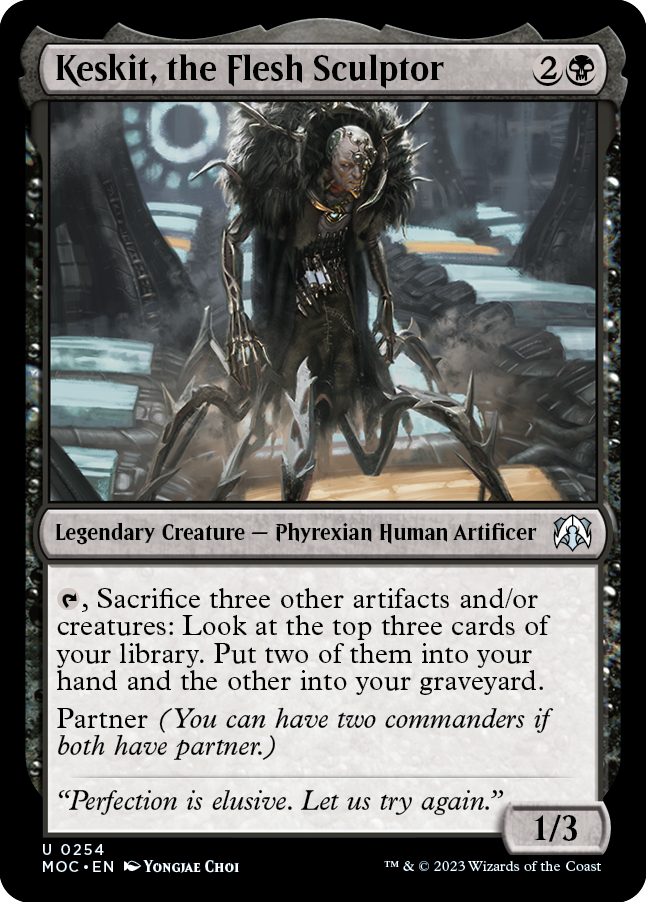 Keskit, the Flesh Sculptor [March of the Machine Commander] | Fandemonia Ltd