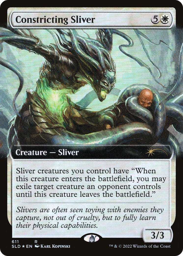 Constricting Sliver (Extended Art) [Secret Lair Drop Promos] | Fandemonia Ltd
